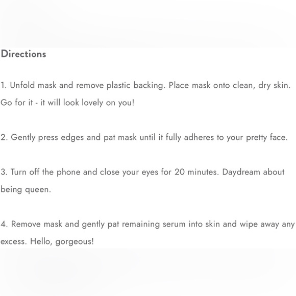 🤩 5 FOR $15 NIP Miss Spa Rose Stem Cell Renewal Sheet Mask - Picture 4 of 6